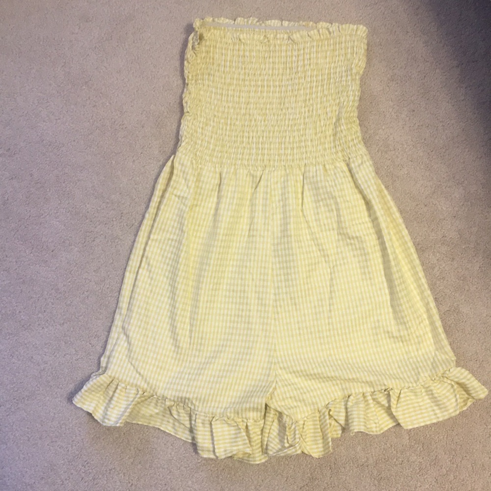 Gingham ROMWE romper